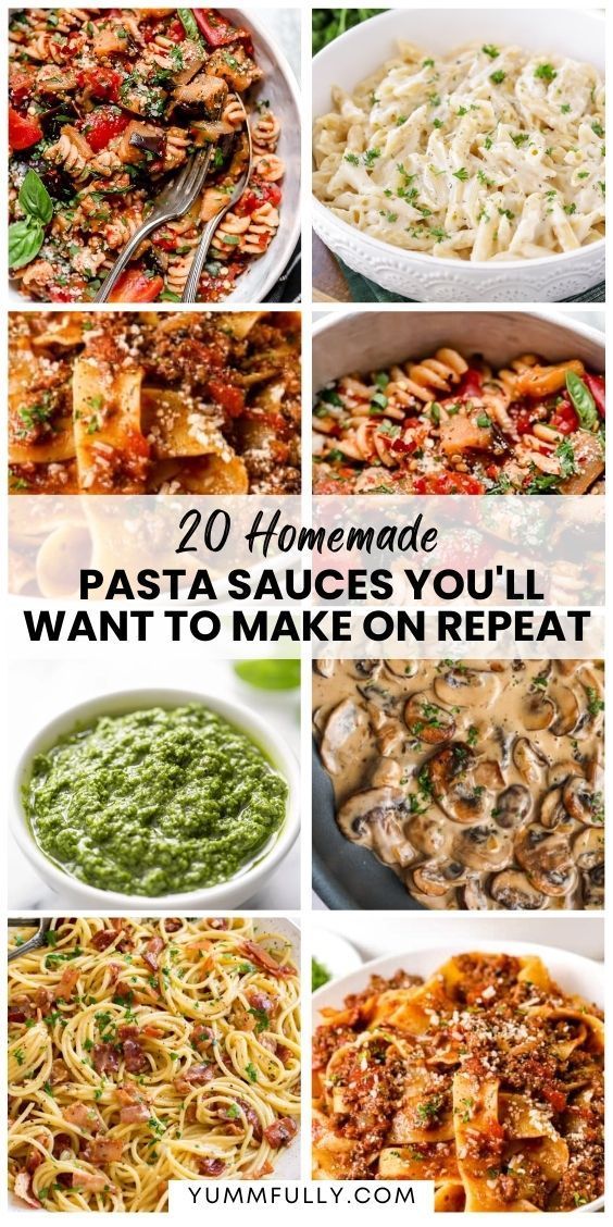 20 homemade pasta sauces you'll want to make on repeat