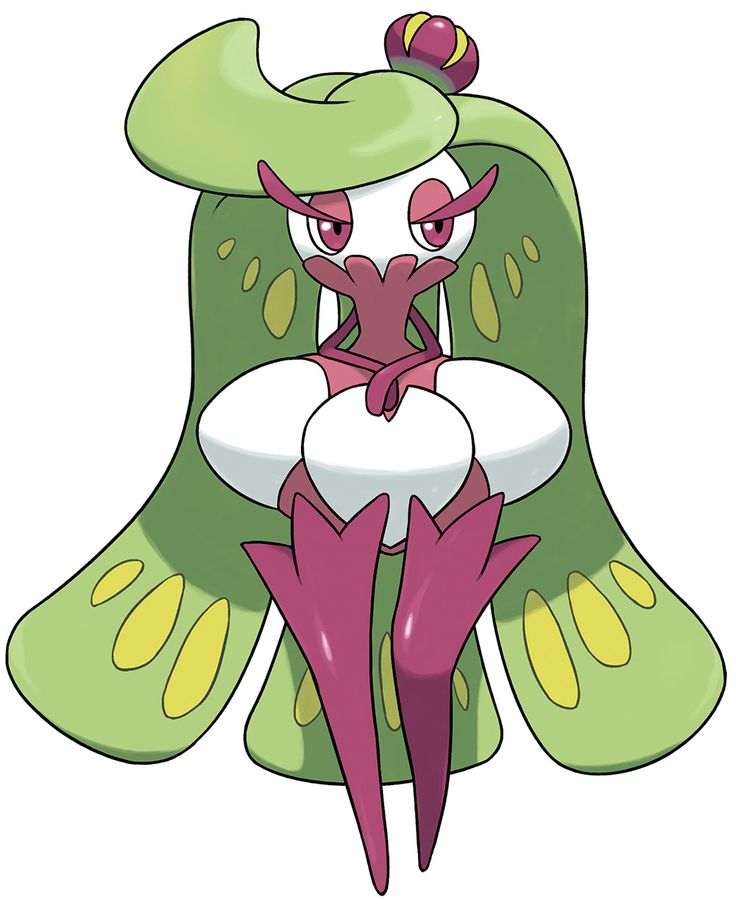 an image of a cartoon character with green hair and pink eyes, sitting on top of a