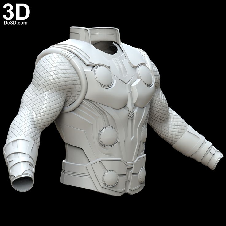 3D Printable Model: Thor Vest Armor, Arm, Gauntlet from Avengers Infinity War | Print File Format: STL by Do3D.com Thor Costume, Thor Cosplay, Captain America Cosplay, Loki Cosplay, Avengers 1, Spiderman Cosplay, Marvel Cosplay, Character Modeling, Captain Marvel