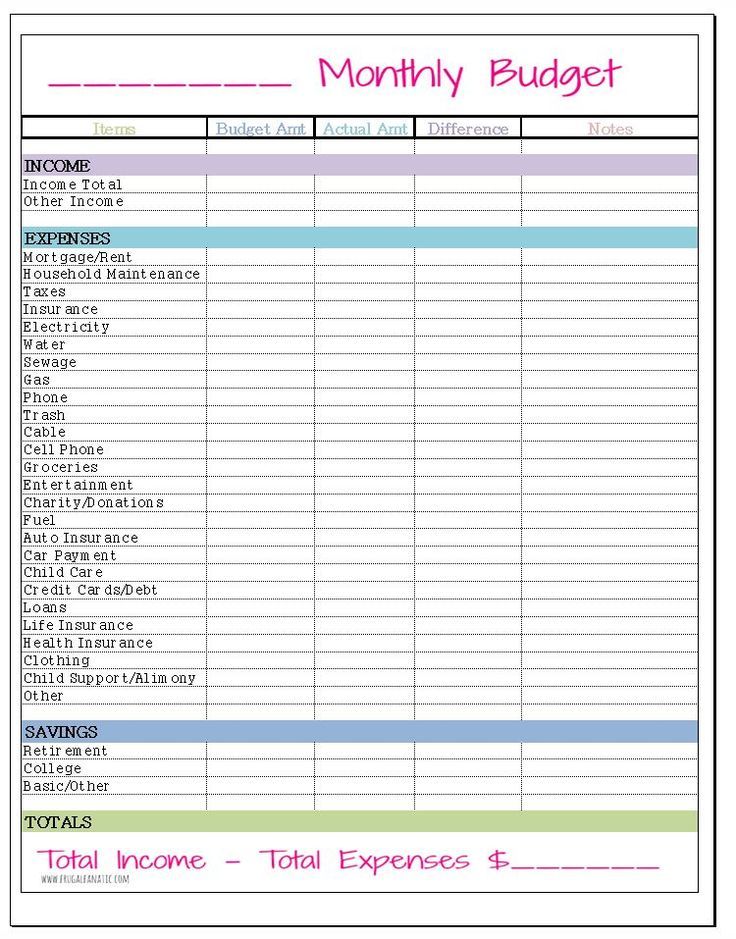 the free printable budget sheet is shown in this screenshote screen shot, which shows