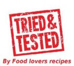 the logo for tried and tested by food lovers