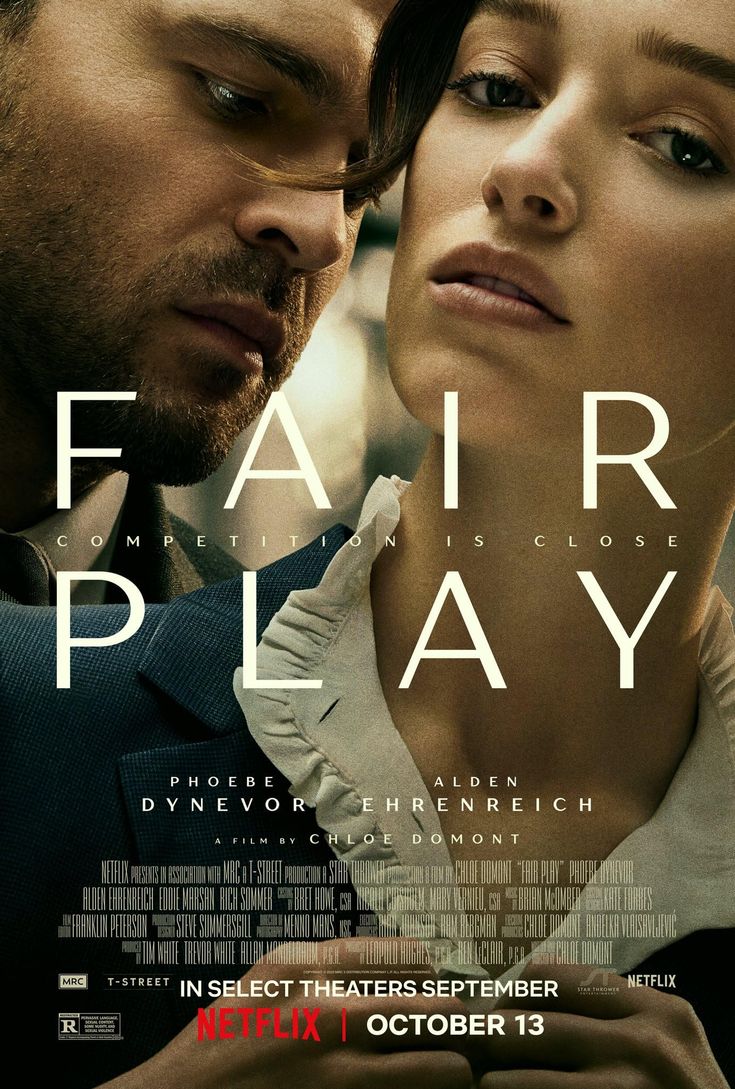 Fair Play (2023) movie poster Geraldine Somerville, Alden Ehrenreich, Film Netflix, Phoebe Dynevor, Good Movies On Netflix, Thriller Film, Fair Play, Netflix Streaming, Netflix Movies