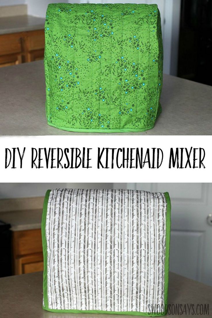 this is an easy diy reversible kitchenaid mixer cover