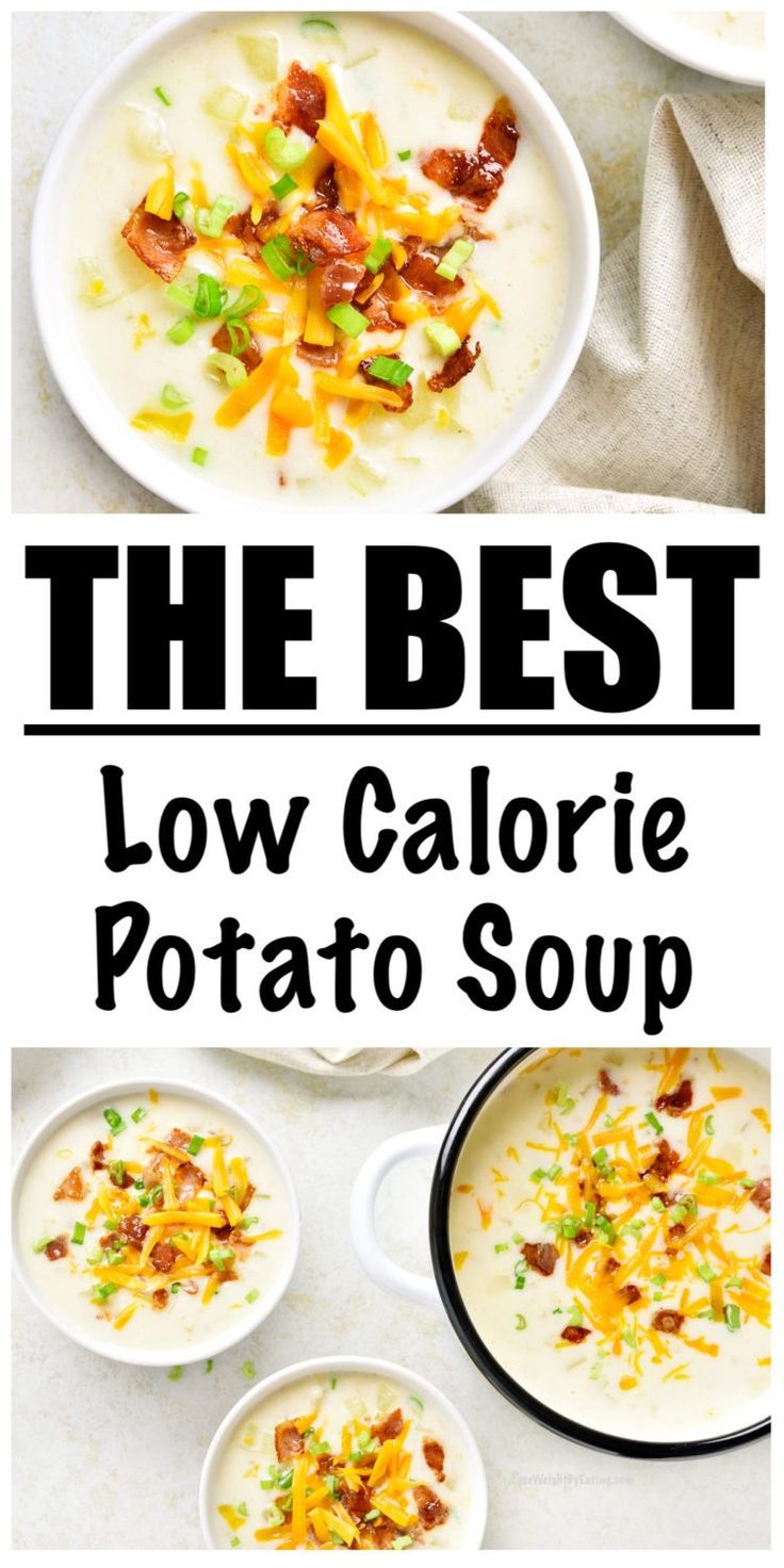 the best low calorie potato soup