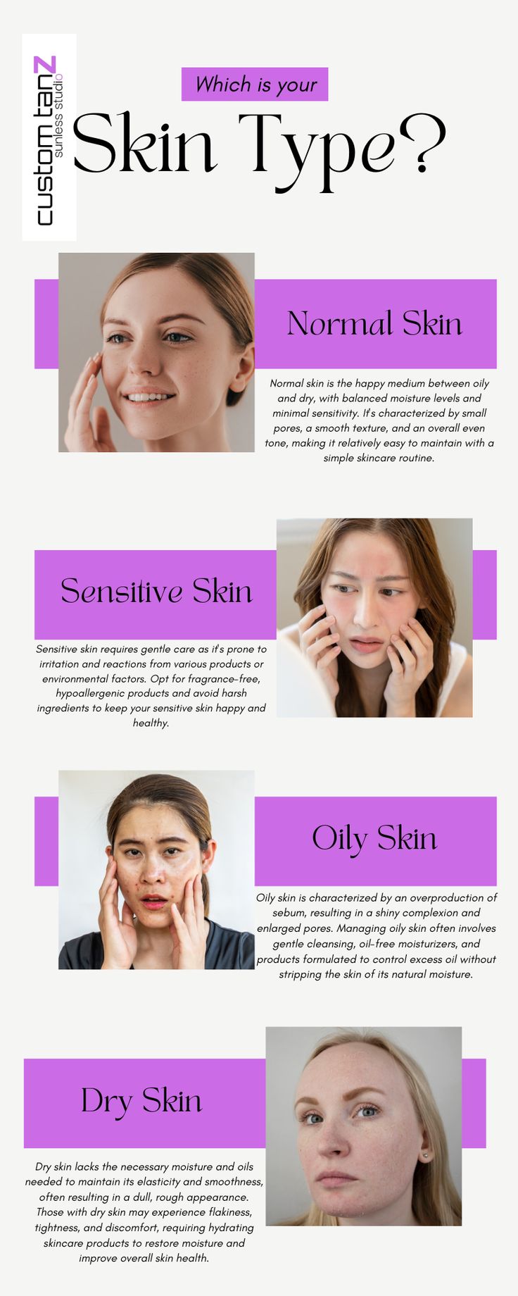 What Is My Skin Type, Spray Tan Salons, Normal Skin Type, Smaller Pores, Combination Skin Type, Simple Skincare Routine, Best Skincare Products, Skin Secrets, St Charles