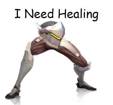 an image of a person doing yoga with the words i need healing