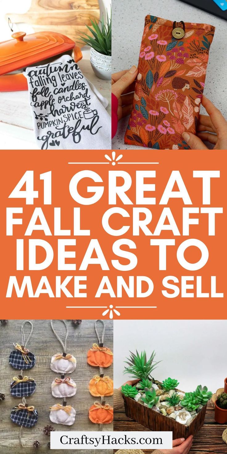 Revamp your small business this fall with our dynamic mix of craft ideas, featuring stunning handmade jewelry and eye-catching home decor. Whether you're looking to sell or searching for unique inspirations, these crafts will not only boost your creativity but also your commerce. Fall Sewing Crafts To Sell, Fall Craft Sale Ideas, Popular Fall Crafts To Sell, Craft Ideas To Sell Handmade Unique, Fall Festival Crafts To Sell, Autumn Crafts To Sell, Fall Craft Show Ideas, Fall Crafts To Make And Sell, Fall Craft Show Ideas To Sell