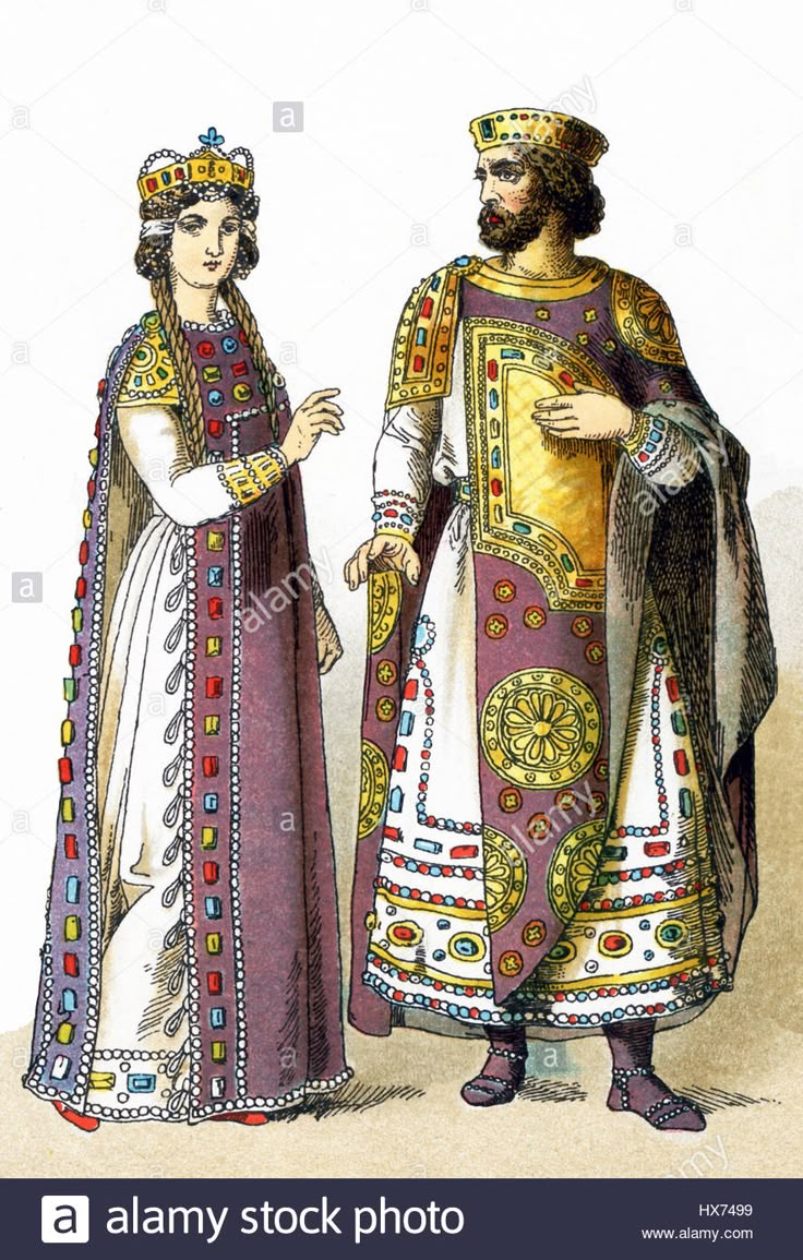 an illustration of two men in medieval clothing