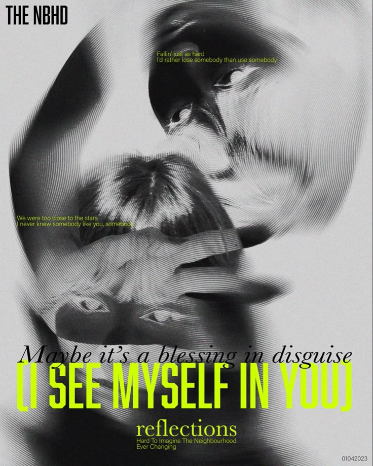 lyric indie graphic design poster collage photography photoshop neon typography The Nbhd Poster, Nbhd Poster, The Neighborhood Poster, The Neighbourhood Poster, Neighborhood Poster, The Nbhd, Posters Bedroom, Aesthetic Posters, Bedroom Posters