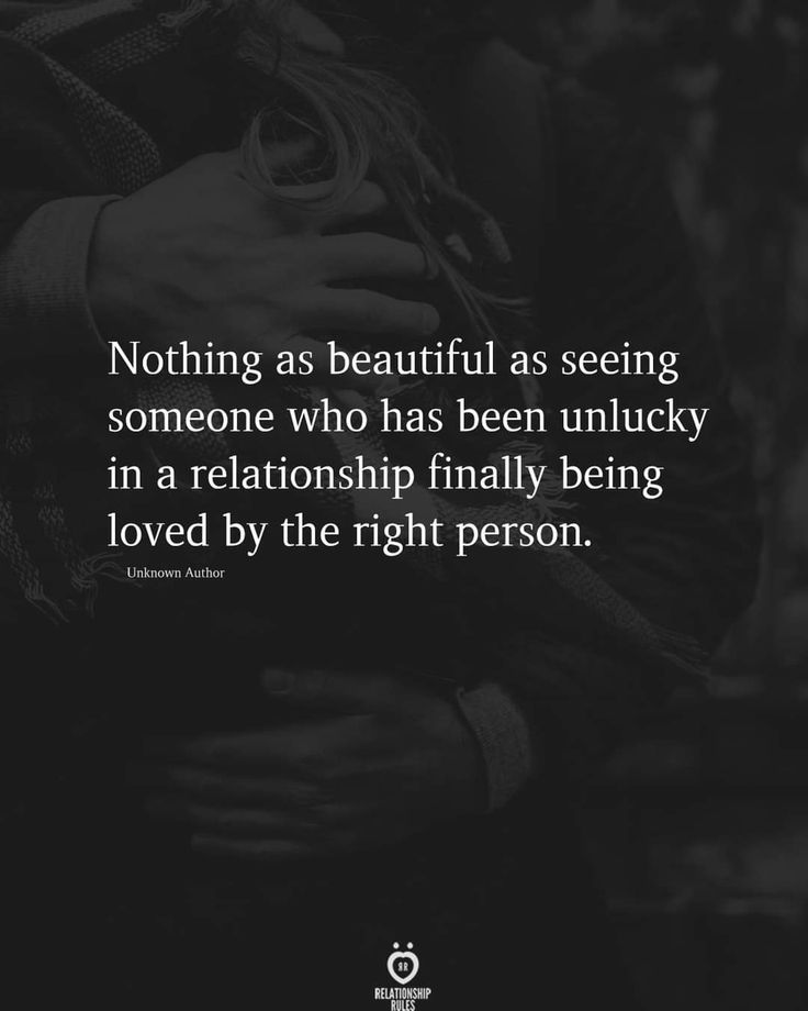 two hands holding each other with the quote nothing as beautiful as seeing someone who has been unlucky in a relationship finally being loved by the right person