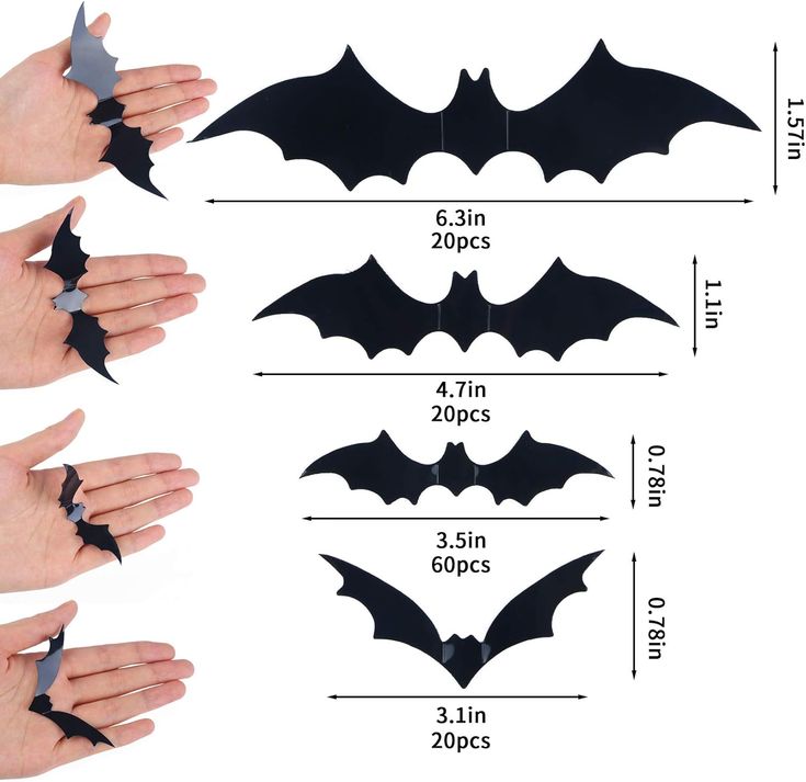 three different types of bats are shown in the diagram, and one is showing how to cut