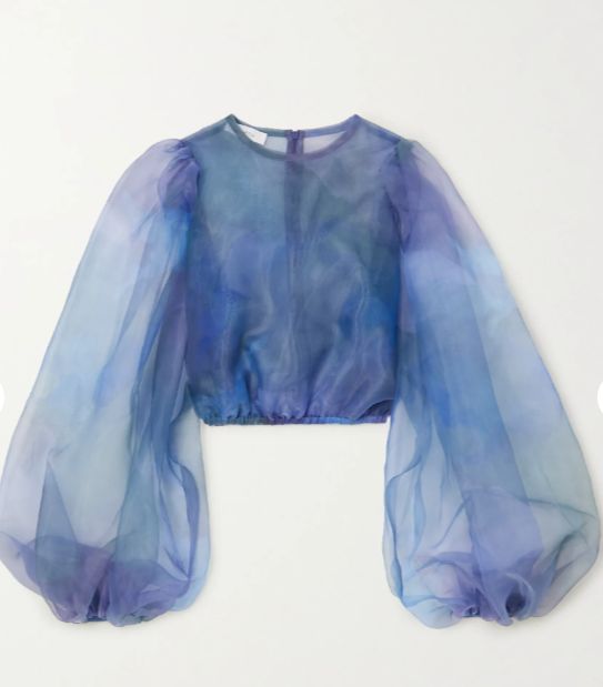 Organza Tops, Organza Blouse, Organza Top, Blouse Purple, Fashion Tops Blouse, Jennifer Fisher, Fashion And Design, Bandeau Top, Fashion Tops