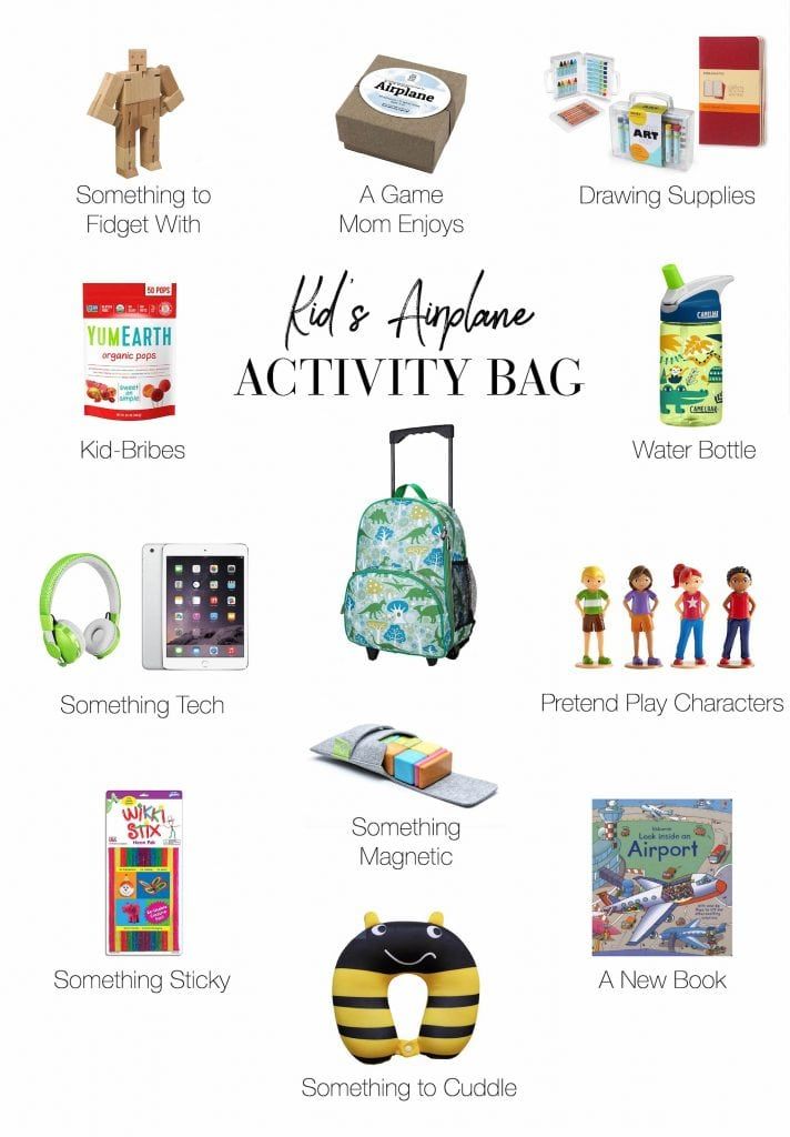 Magnetic, pretend play & tech toys — so many fun things to pack for kids in their travel bags. If you're flying with kiddos soon, here's your packing list. Kids Airplane Activities, Kids Travel Activities, Airplane Activities, Airplane Kids, Activity Bags, Flying With Kids, Carry On Packing, Plane Travel, Kid Friendly Travel Destinations