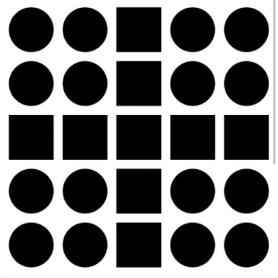 a black and white pattern with circles on it