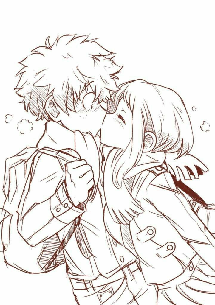 High Quality Love Fanart Deku And Uraraka