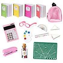 a group of school supplies including notebooks, pens and pencils on a white background