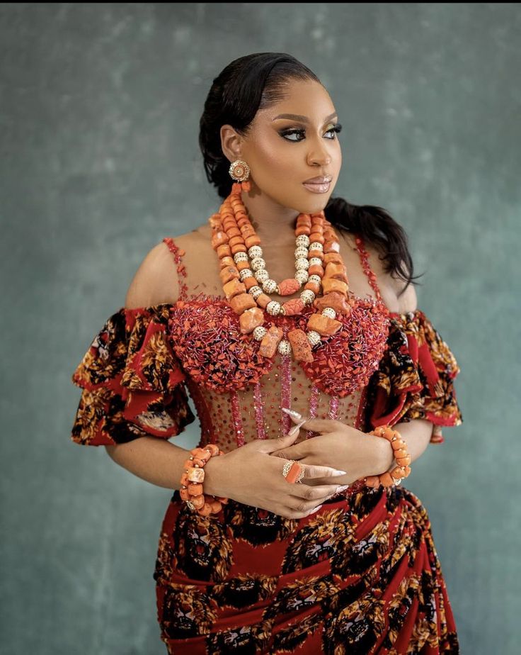 Igbo Maiden Traditional Attire, Nigerian Traditional Attire, Nigerian Traditional Dresses, Aso Ebi Lace Styles, African Bridal Dress, Nigerian Lace Styles Dress, Nigerian Lace Styles, African Traditional Wedding Dress, Ankara Dress Styles