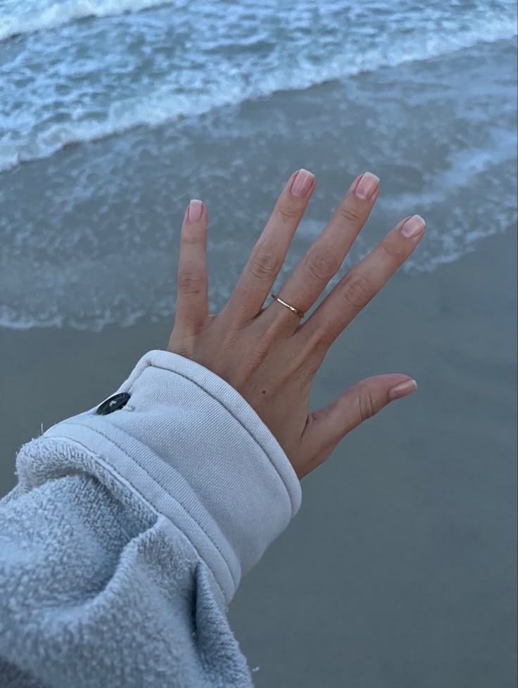 Embrace natural nails with a shiny clear coat of polish + make touch-ups on vacation a breeze! Clean Nails No Polish, Clean Clear Nails, Clear Shiny Nails, Natural Nails With Clear Polish, Nails With No Polish, Natural Nails Polish, Natural Bare Nails, Natural Nails Regular Polish, Clear Gel Polish On Natural Nails