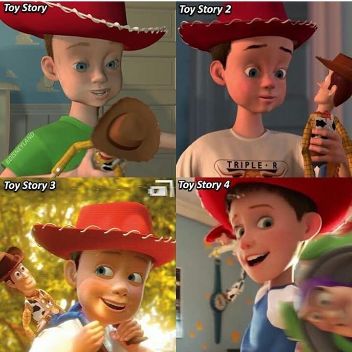 Toy Story Andy Then And Now