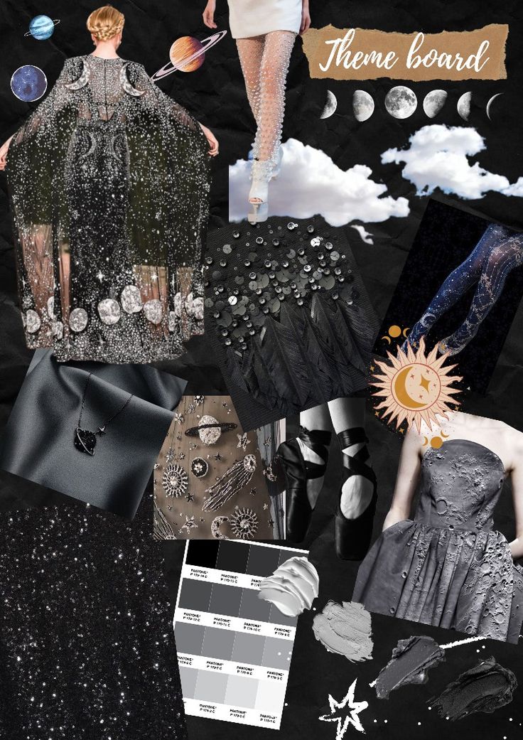 a collage of fashion and accessories with words above them