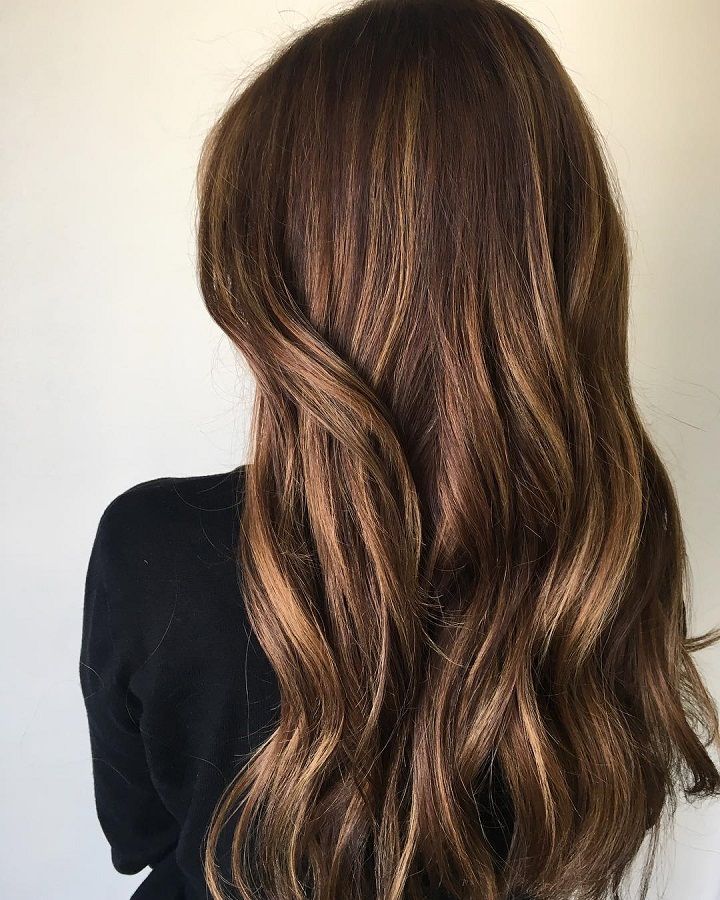 Brown Hair Color With Highlights, Hair Color With Highlights, Honey Brown Hair Color, Color With Highlights, Coffee Brown Hair, Dark Brown Hair Balayage, Babylights Hair, Beautiful Brown Hair, Brown With Blonde