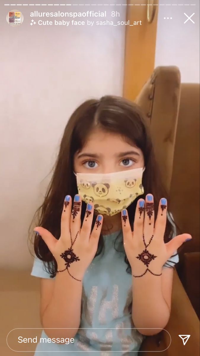 Baby Hands Mehndi Design, Kids Mehandi Designs Hands Easy, Kids Mehndi Designs Children, Cute Mehndi Designs For Kids, Henna Kids, Kids Mehndi Designs, Alishba Anjum, Achieving Dreams, Foot Mehndi