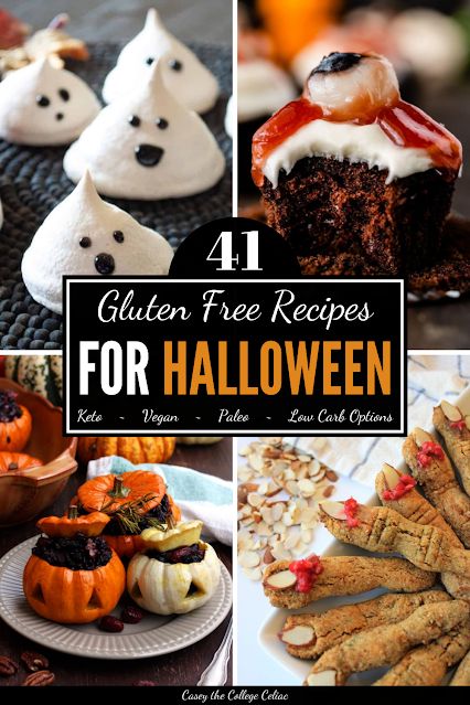 Gluten Free Halloween Recipes, Gluten Free Halloween Treats, Gluten Free Halloween Food, Pasteles Halloween, Gluten Free Halloween, Halloween Food Desserts, Vegan Halloween, Best Gluten Free Recipes, Halloween Tags