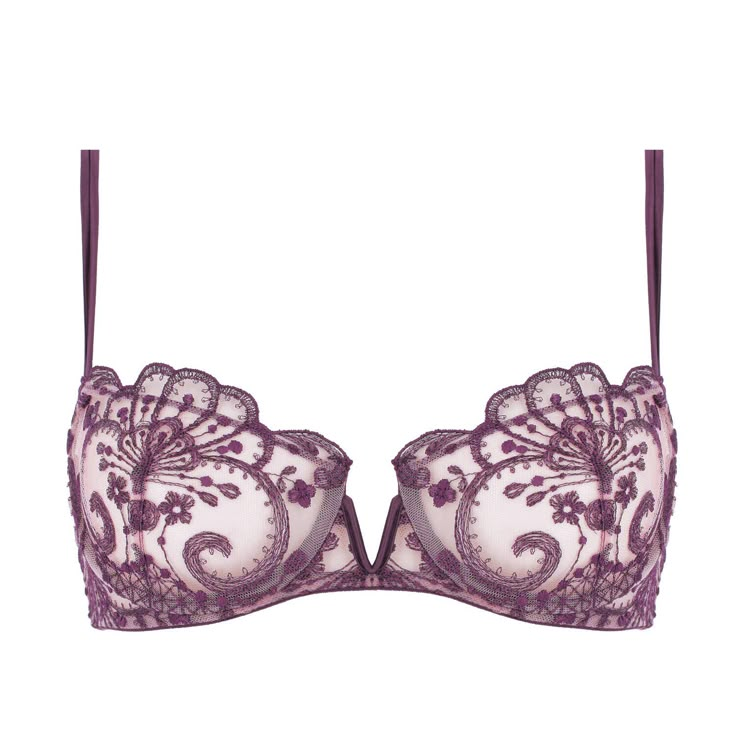 Demi-cup bra I.D. SARRIERI Goddess of Love Party Balconette Bra With Padded Cups, Balconette Bra With Removable Pads, Balconette Bra With Removable Pads For Evening, Evening Balconette Bra With Removable Pads, Elegant Padded Low-cut Bra, Elegant Low-cut Padded Bra, Party Balconette Bra With Removable Cups, Balconette Bra With Lace Closure, Balconette Bra For Evening Wear