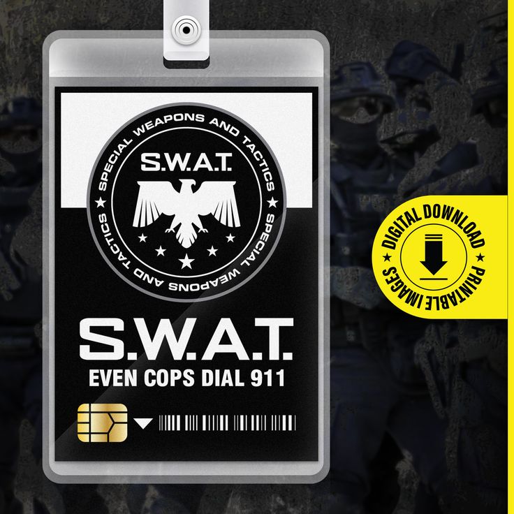 Gear up your Halloween or cosplay outfit with our meticulously detailed SWAT Team ID Badge, a digital download in PDF format. This intricately designed badge replicates the authentic identification cards of a SWAT team member, lending an air of authority and realism to your costume. 🎃 AUTHENTIC SWAT TEAM BADGE: Embrace the role of a SWAT team member with this precisely crafted ID badge. Its design mirrors official identification cards, ensuring an added touch of authenticity and professionalism Swat Team, Team Badge, Cosplay Props, Team Member, Halloween Celebration, Id Badge, Halloween Cosplay, Costume Halloween, Name Tag