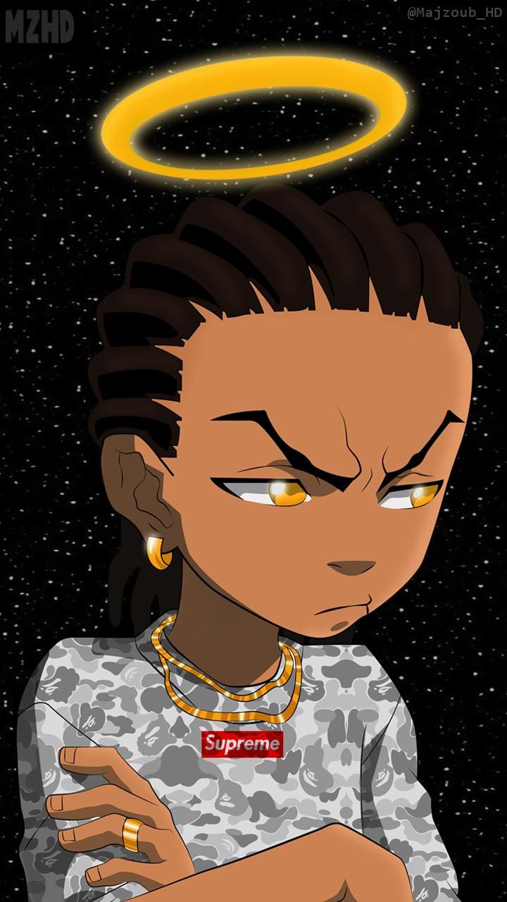 an anime character with dreadlocks and yellow eyes looking at something in the sky