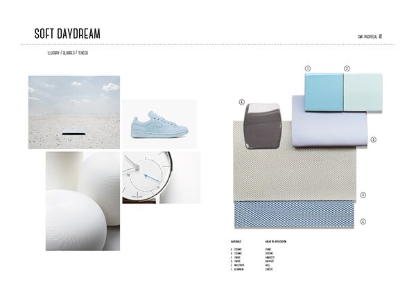 an image of the interior design and color scheme for soft daydream, including sneakers