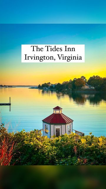 the tide inn in irvington, virginia is featured on this postcard for an upcoming location