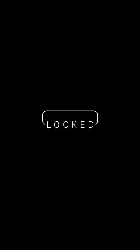 a black background with the word locked on it