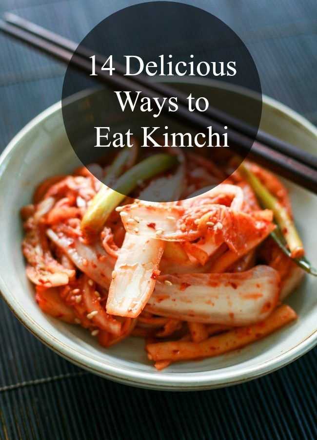 Ways To Eat Kimchi, Korean Food Kimchi, Koreansk Mad, Kimchi Noodles, Asian Dish, Korean Kimchi, Korean Kitchen, Fermented Cabbage, Kimchi Fried Rice