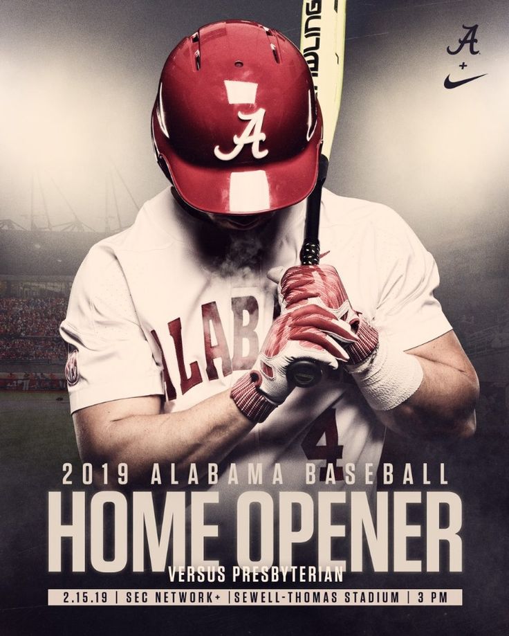 a man holding a baseball bat in front of a stadium sign that says home opener