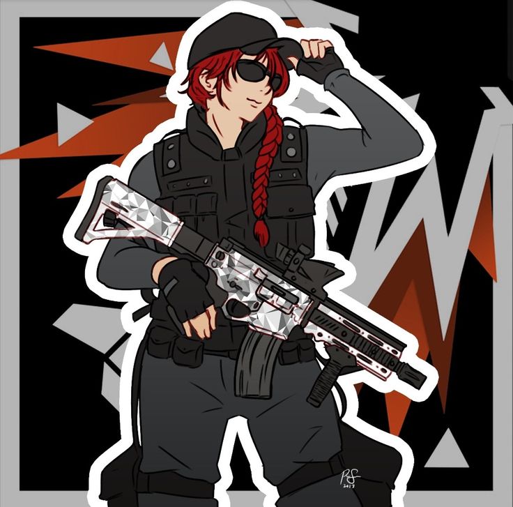 ASH -unknown artist.. Rainbow Six Siege Anime, R6 Siege, Rainbow 6 Seige, Six Girl, Rainbow Six Siege Art, Tom Clancy's Rainbow Six, Rainbow Six Siege, All Video Games, Tom Clancy