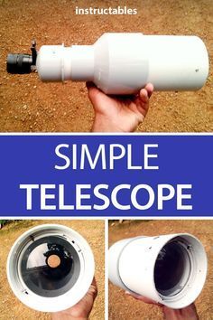 the instructions for how to use a simple telescope