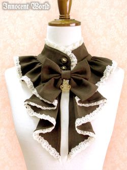 Victorian Collar, Frilled Collar, Mode Steampunk, Innocent World, Frill Collar, Classic Lolita, Removable Collar, Steampunk Costume, Bow Collar