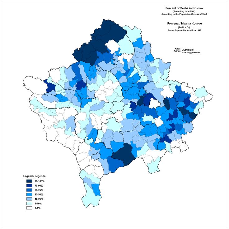 a map showing the percentage of population in england