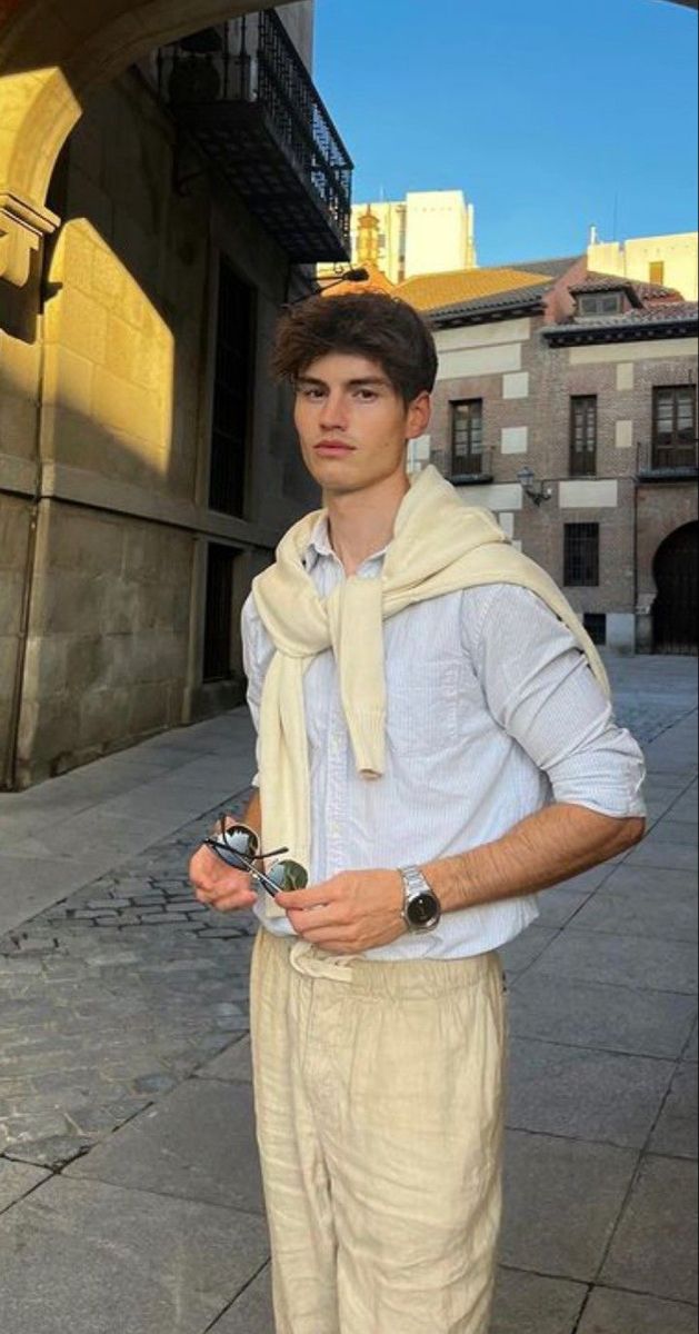 Old Money Style Outfit For Men from Eleante Old Money Outfits Men Basic Summer, Men Outfits Aesthetic, Men Aesthetic Outfits, Old Money Men, Money Men, Money Clothes, Preppy Boys, Preppy Men, Aesthetic Outfits Men