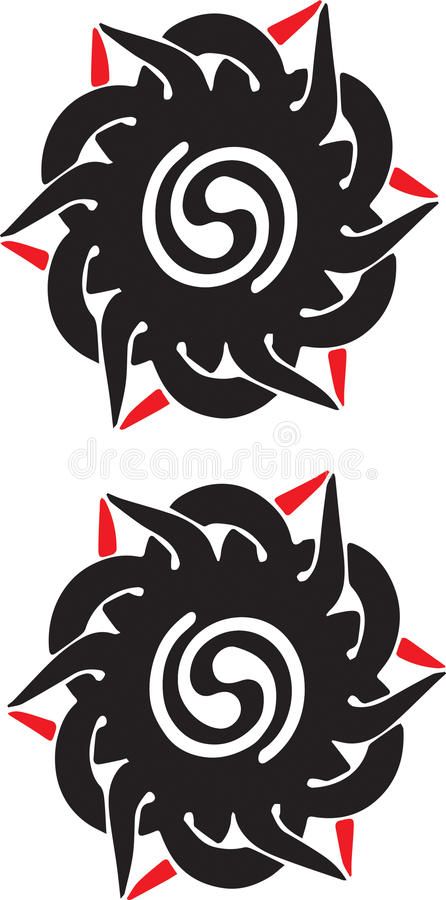  Iban  Tribal Tattoo  Borneo royalty free illustration di 