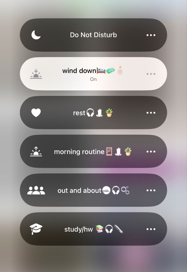 an iphone screen showing the settings for different things to do on it, including buttons and icons