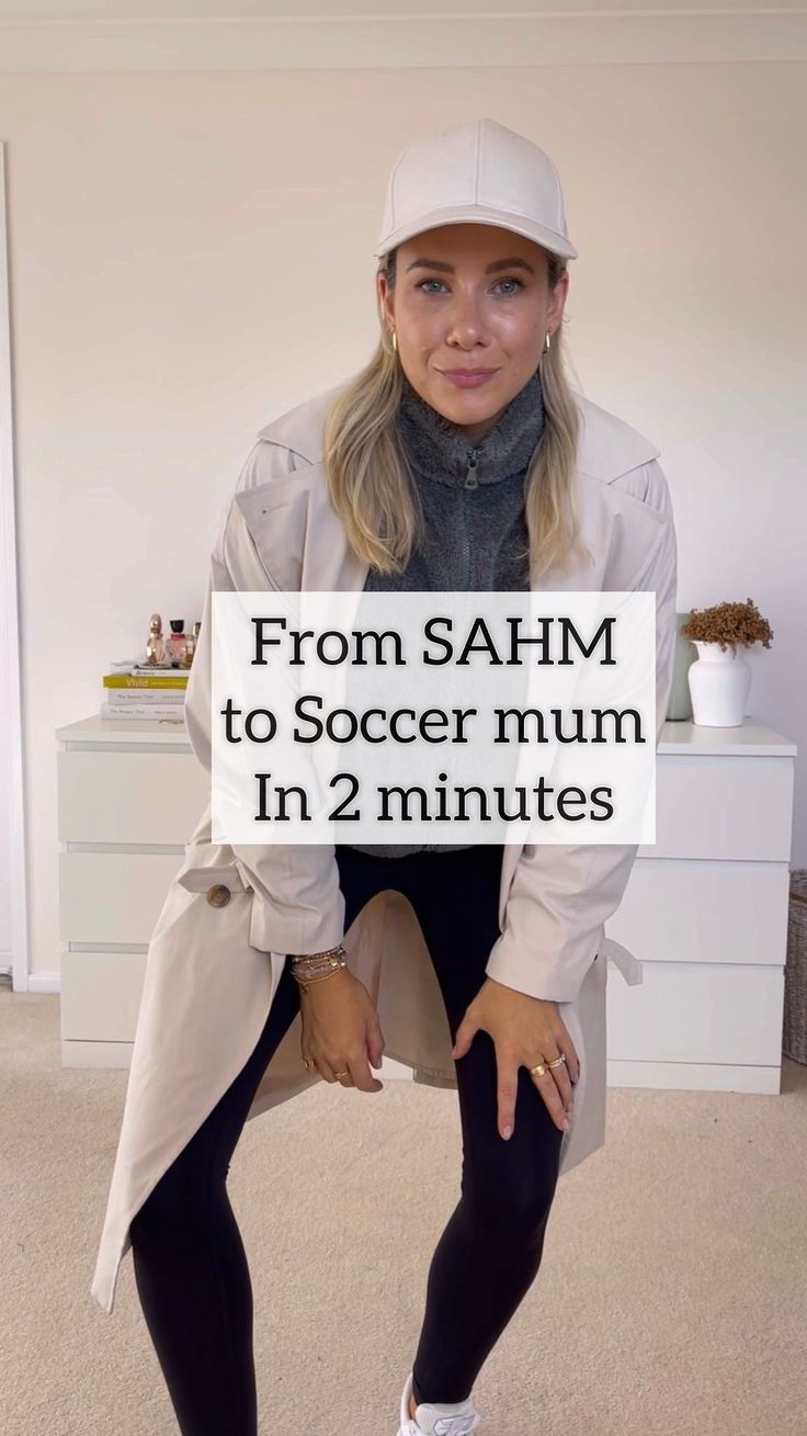 Cat | Fashion styling videos & Lives (@catsanz) posted on Instagram: “From SAHM to SOCCER mum in 2 minutes The role of Stay at home parent was by far the hardest job I’ve ever had. Often we are in mum mode at…” • Jul 7, 2022 at 1:23am UTC School Run Outfit Mum Winter, Soccer Mum Outfit, Soccer Mum, Styling Videos, Mum Fashion, Stay At Home Parents, Cat Fashion, Fashion Videos, Fashion Styling