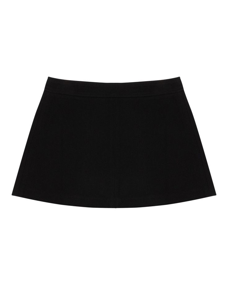 With an A-line flair that's flattering, but not too close to the body, and an undeniably luxurious fabric, this skirt is sure to be on rotation in your closet this season. Model wears size XS. Size up if in between sizes. Composition is poly/rayon/spandex. Black Skirts, Short Black Skirt, Black Mini Skirt, Black Mini, Black Skirt, Out Of Style, Luxury Fabrics, Body Shapes, Timeless Pieces