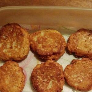 some food is sitting in a pan on the table