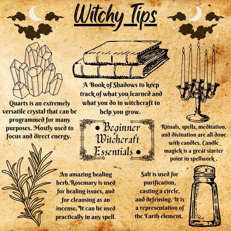 Beginner Witch, Witchcraft Spells For Beginners, Witchy Tips, Spells For Beginners, Witch Rituals, Witchcraft Books, Wiccan Magic, Witch Spirituality, Magic Spell Book