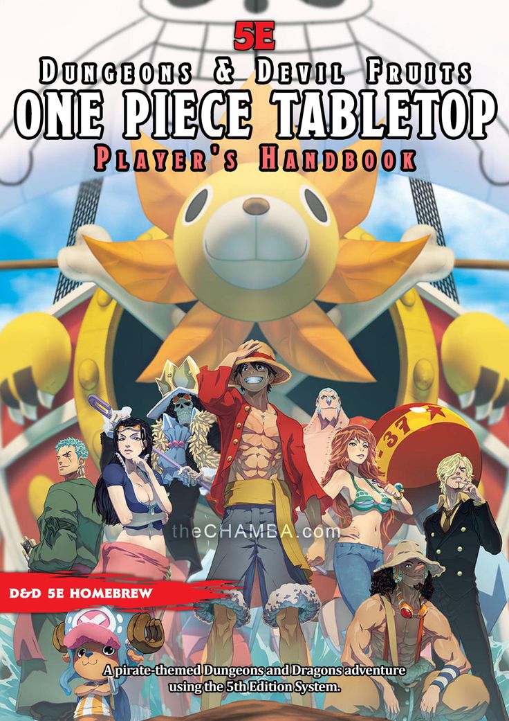 one piece tabletop player's handbook, volume 3 by d d holbey