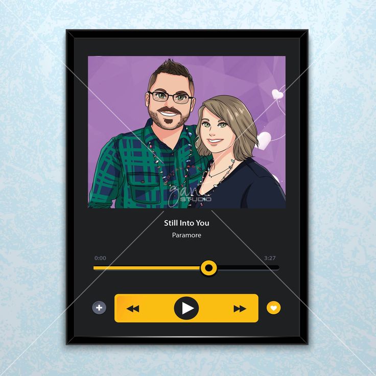 an image of a man and woman on a video player