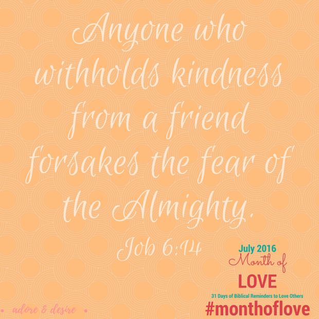 an orange background with white lettering that says, anyone who holds kindness from a friend forsakes the fear of the ambiguity