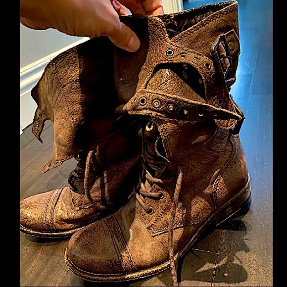 Allsaints Leather Boots - Size 39 Great Condition. Only Worn Once. Allsaints Leather, Moto Boots, All Saints, Leather Boots, Combat Boots, Women Shoes, Boots, Leather, Women Shopping